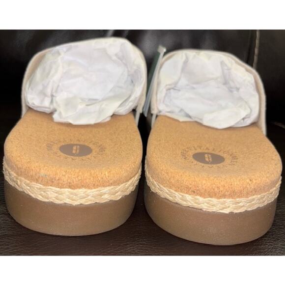 New Women's Waco Fiona Slide in Oatmeal Size 7.5 Suede Leather Greek Design - Picture 4 of 12